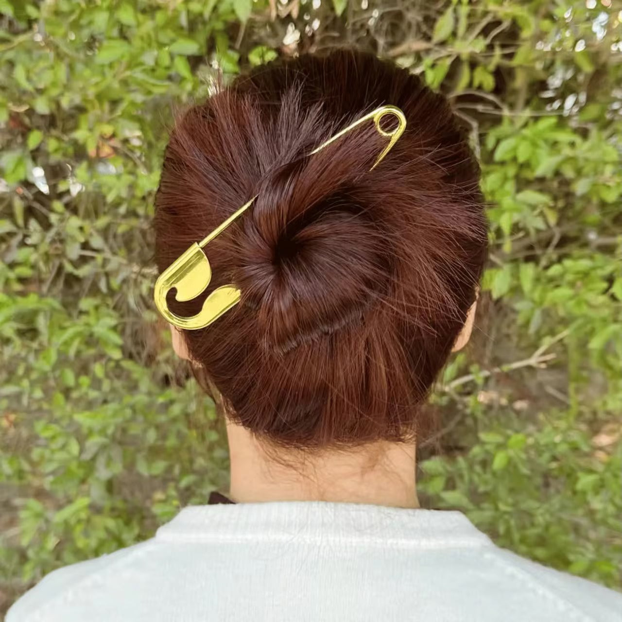 Oversized Safety Pin Hair Clip