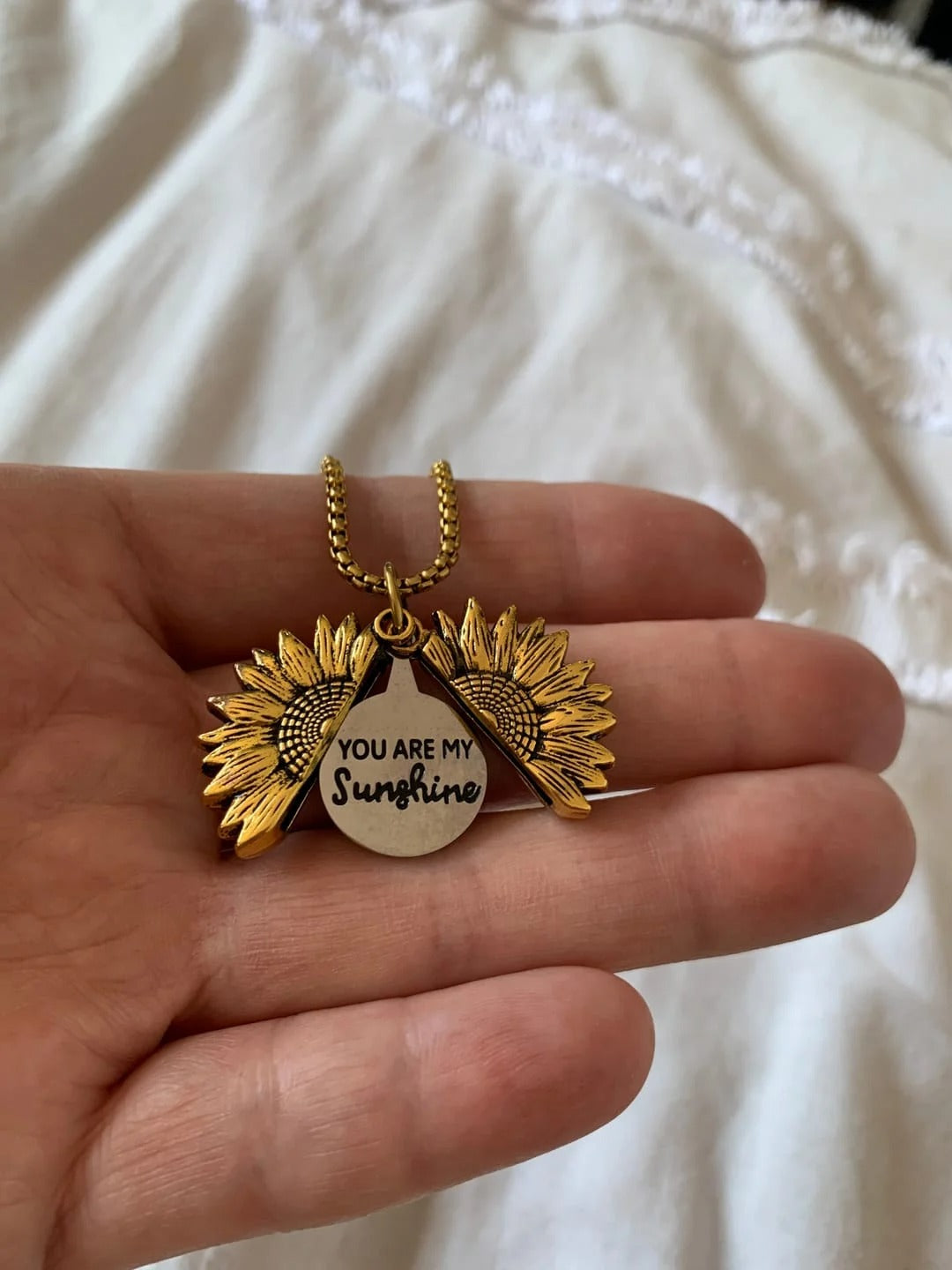 🌻🌞"You Are My Sunshine" Sunflower Necklace With Gift Box🌻