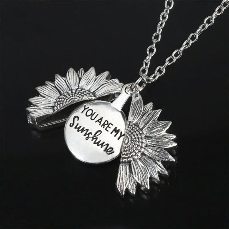 🌻🌞"You Are My Sunshine" Sunflower Necklace With Gift Box🌻