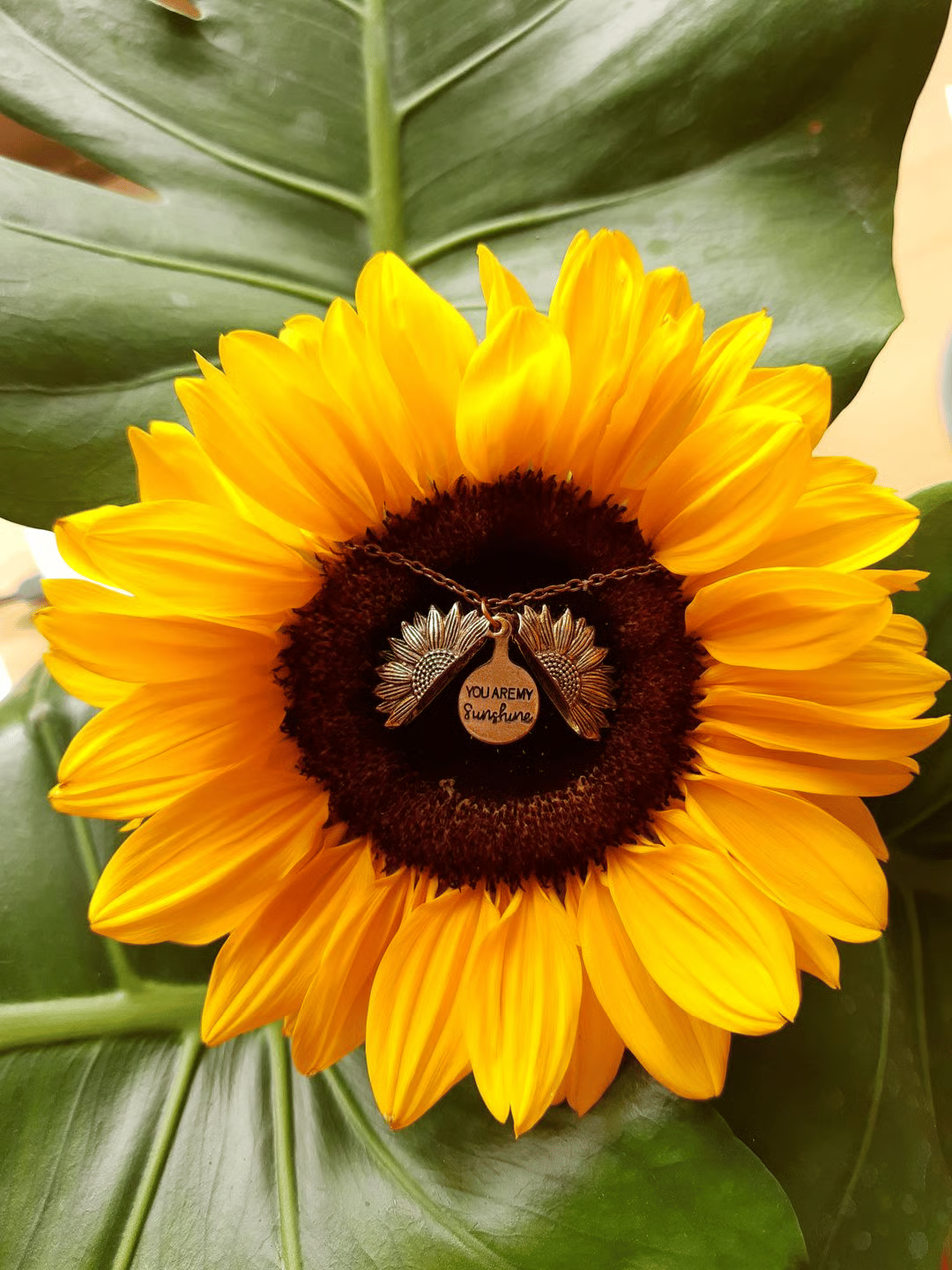 🌻🌞"You Are My Sunshine" Sunflower Necklace With Gift Box🌻