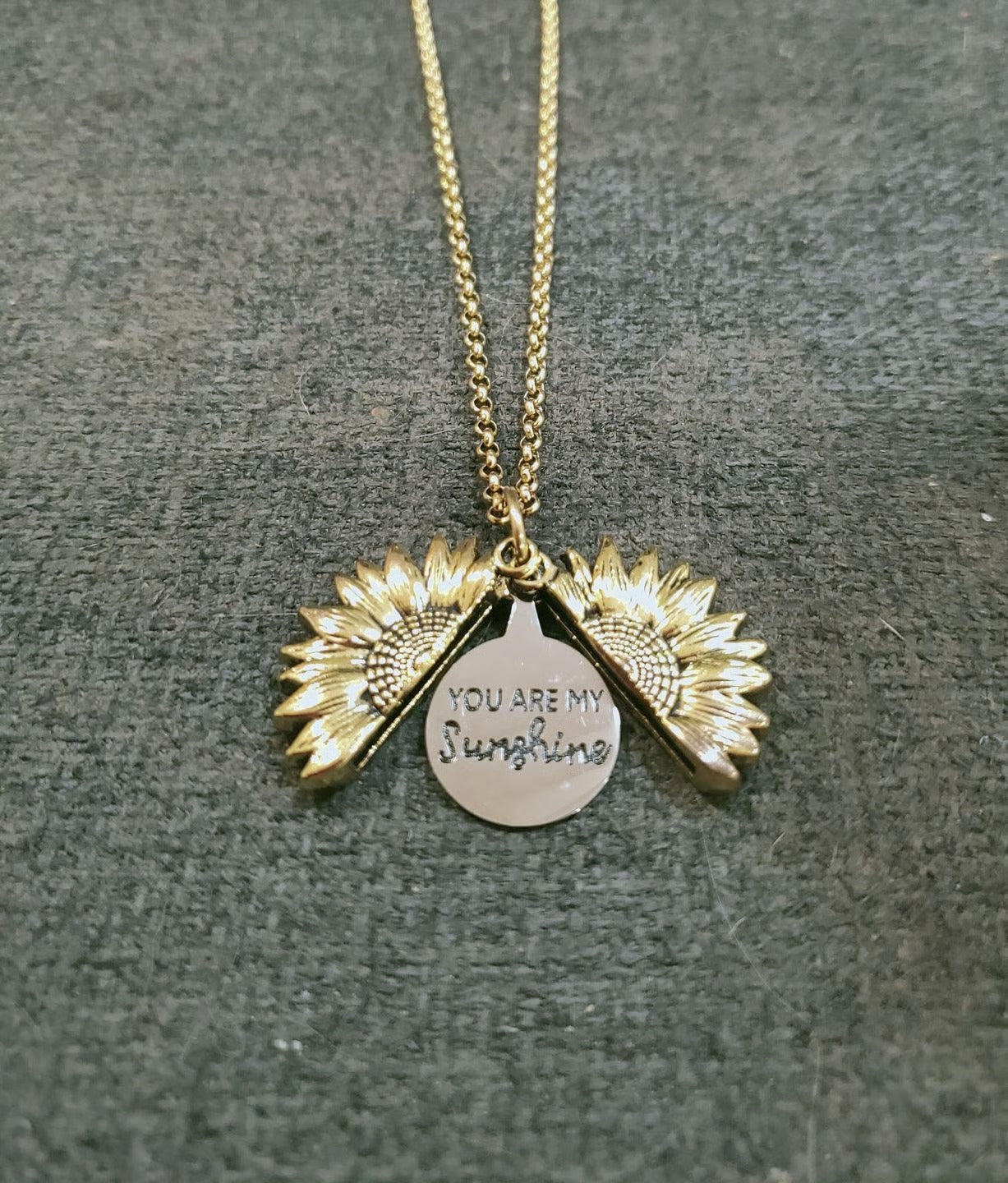 🌻🌞"You Are My Sunshine" Sunflower Necklace With Gift Box🌻