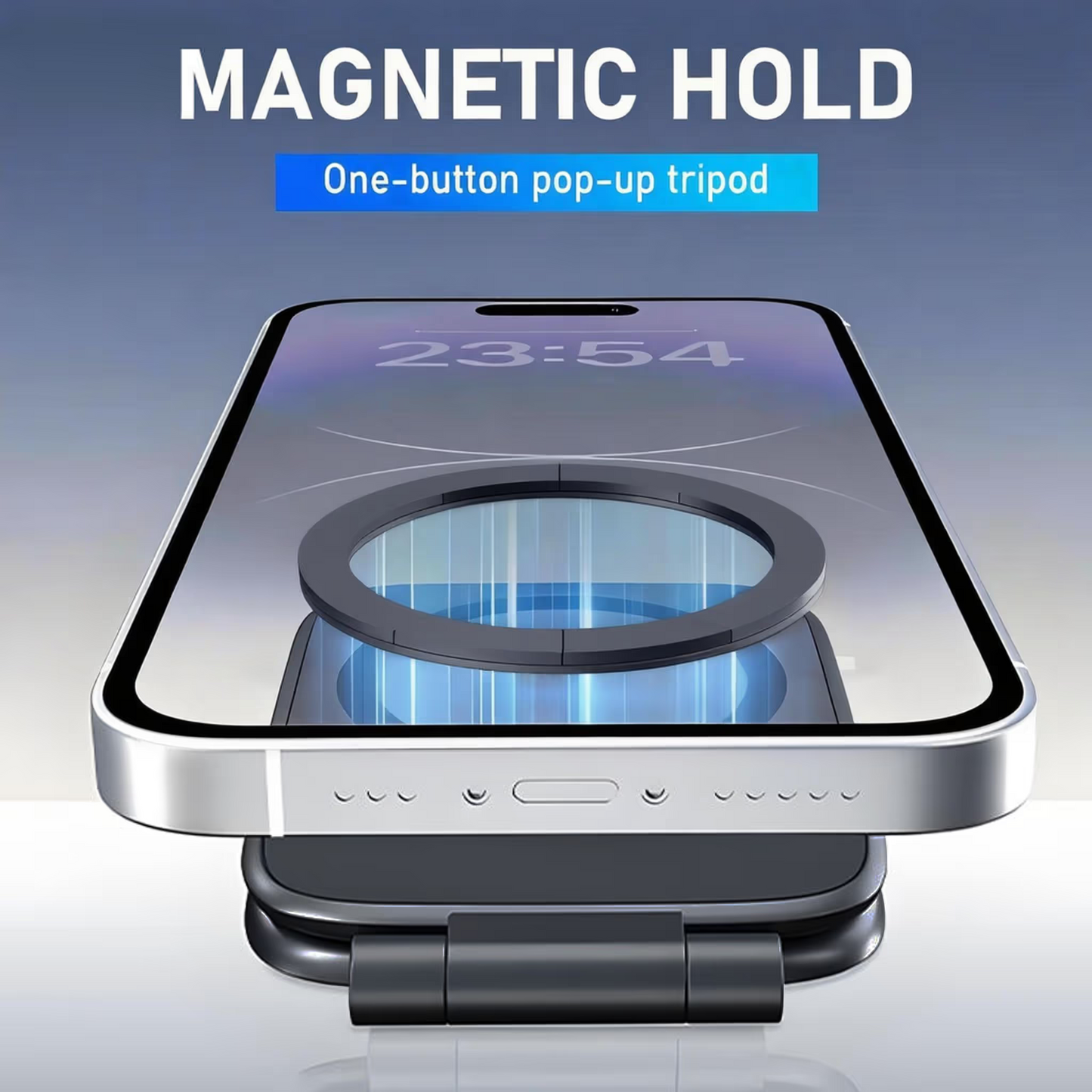 đ± Ultra-Slim Magnetic Phone Holder | 270° Foldable, Shockproof