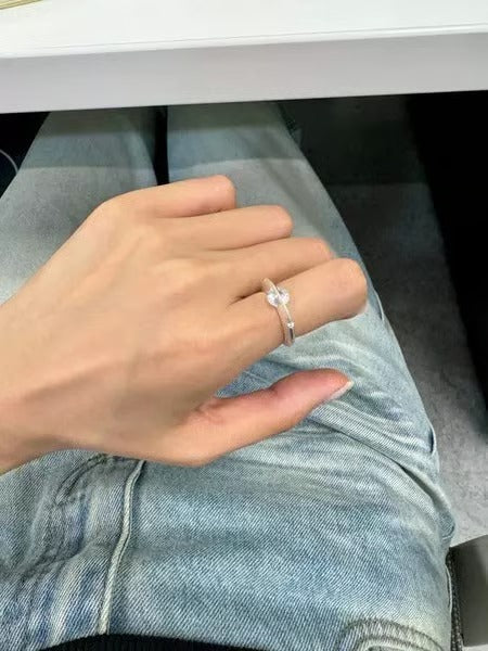 💎S925 Sterling Silver Cosmic Stellar Rotatable Diamond Ring