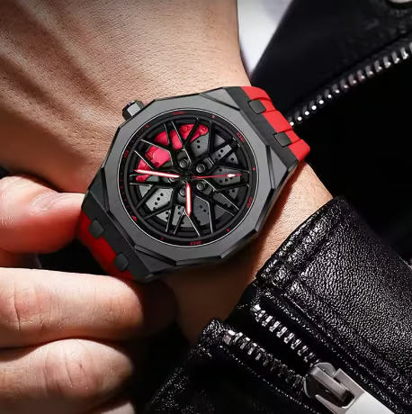 Hub-Rotating Quart'z Man watch