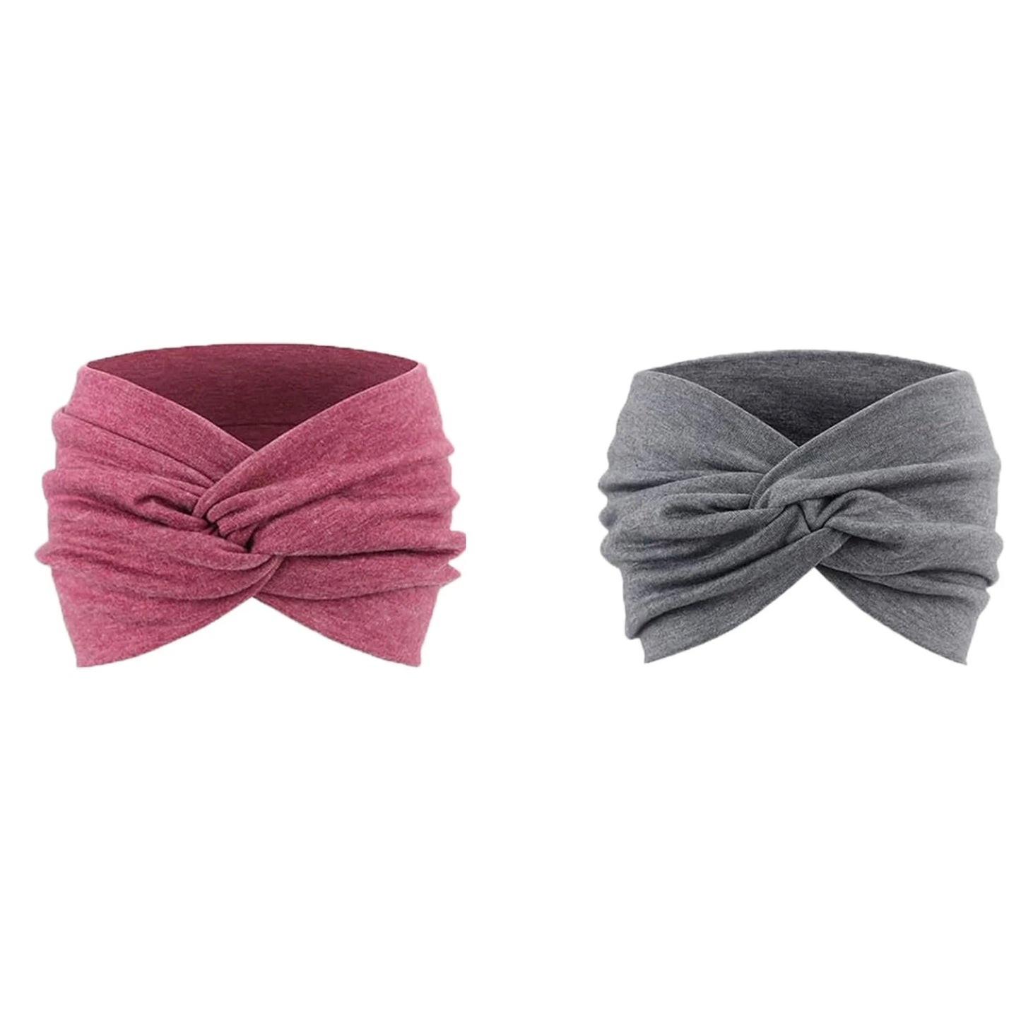 Boho Style & Paisley Print Hair Band Wide Elastic Hair Band【2PC】