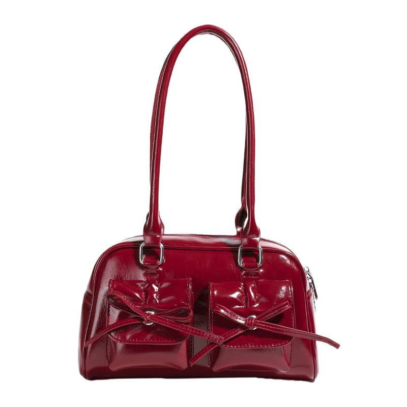 High-value ballet-style bow crossbody bag