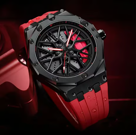Hub-Rotating Quart'z Man watch