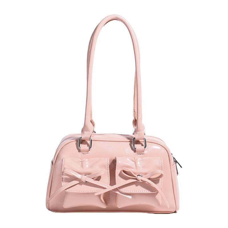 High-value ballet-style bow crossbody bag