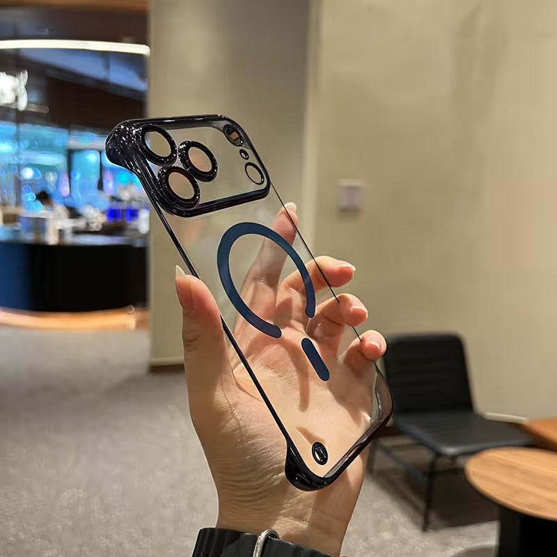 🔥New In Phone Case for iPhone 17 Series - Transparent Frameless Ultra Thin Magnetic Case