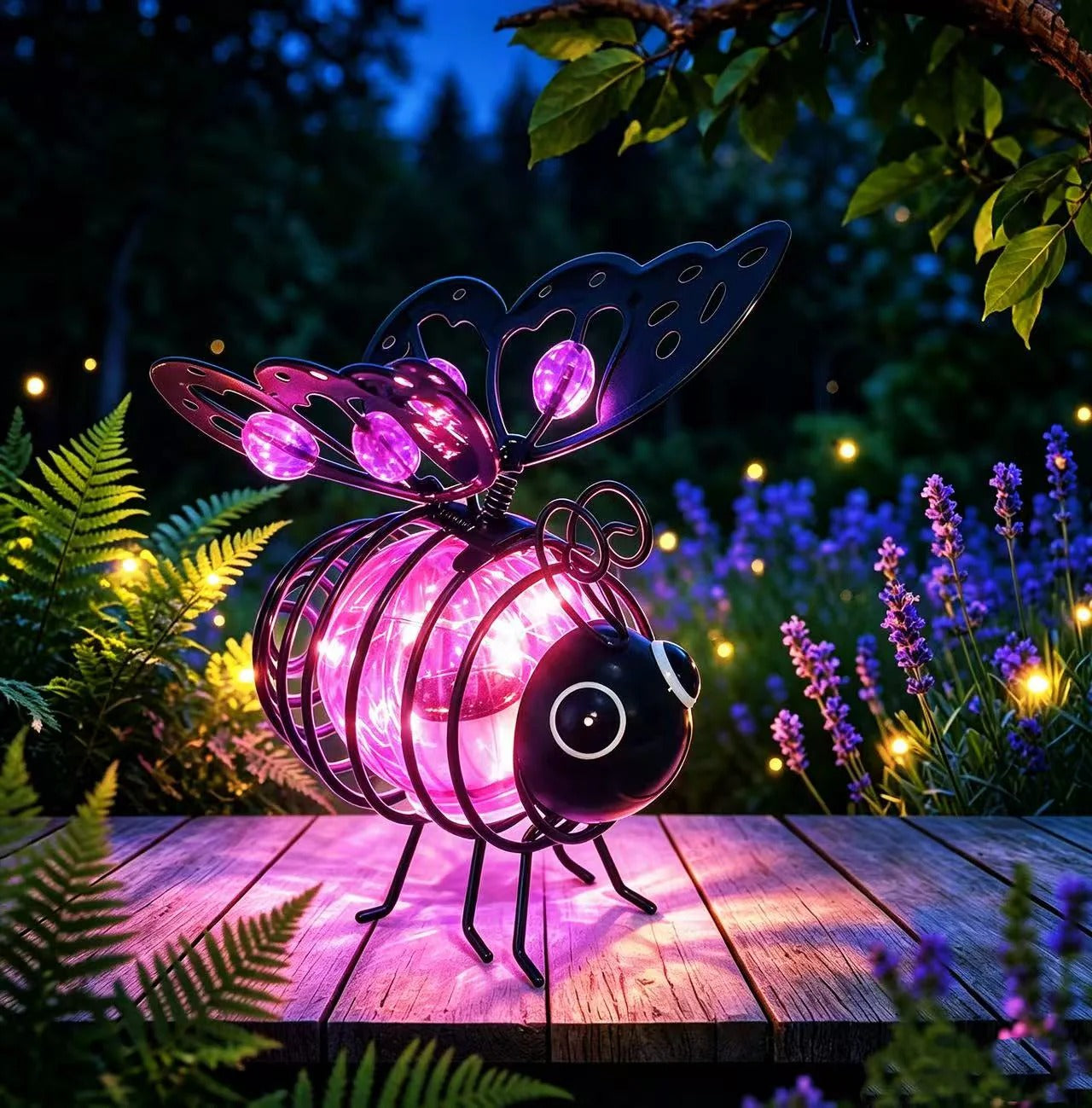 ✨🐝Hanging Solar Bee Light