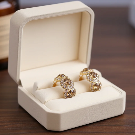 Fashion Trendy Golden Earrings