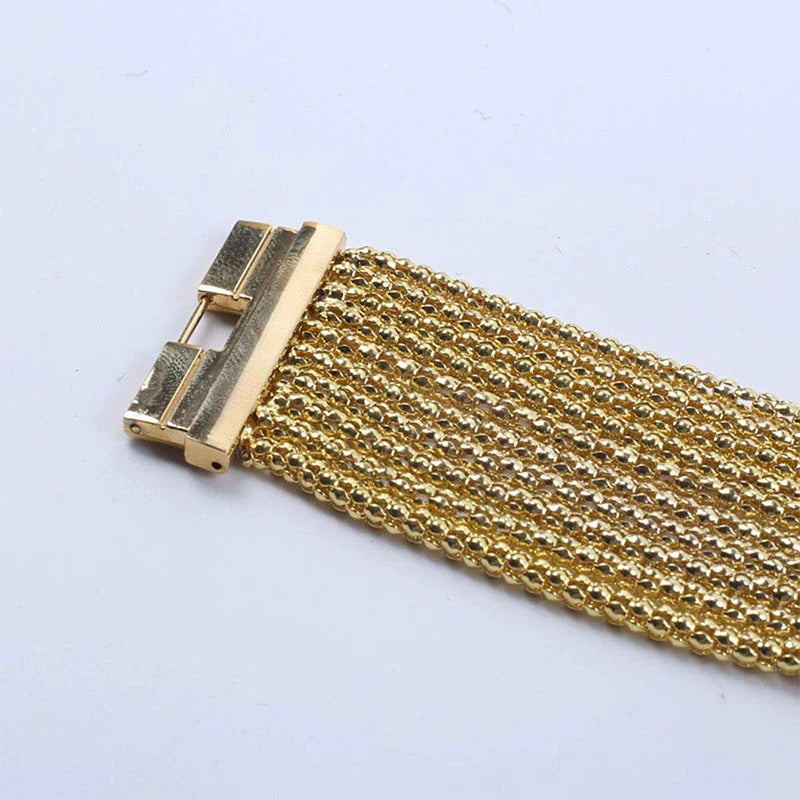 💥Ladies Rhinestone Quartz Square Watch