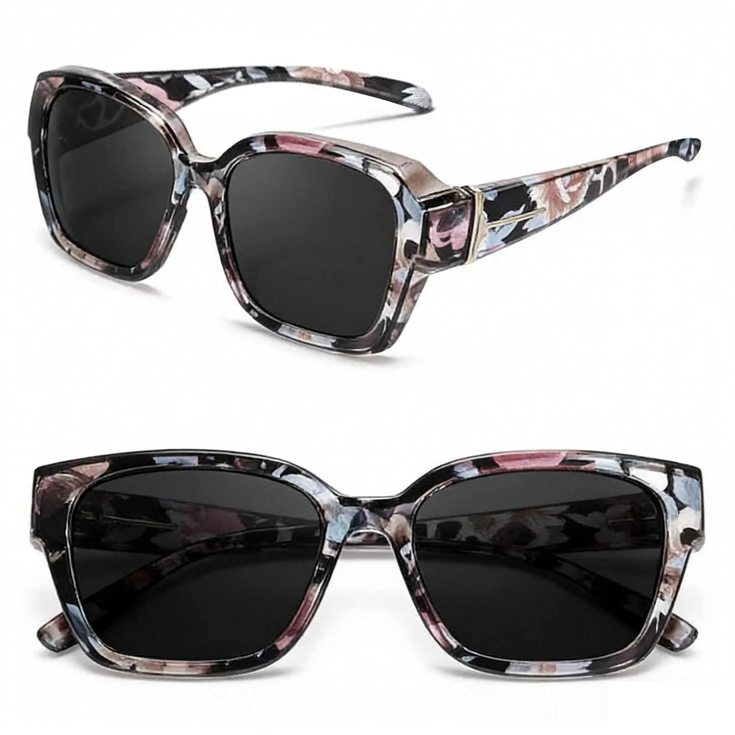 Polarized UV400 Protection Trendy Round Cat-eye Sunglasses 🕶️