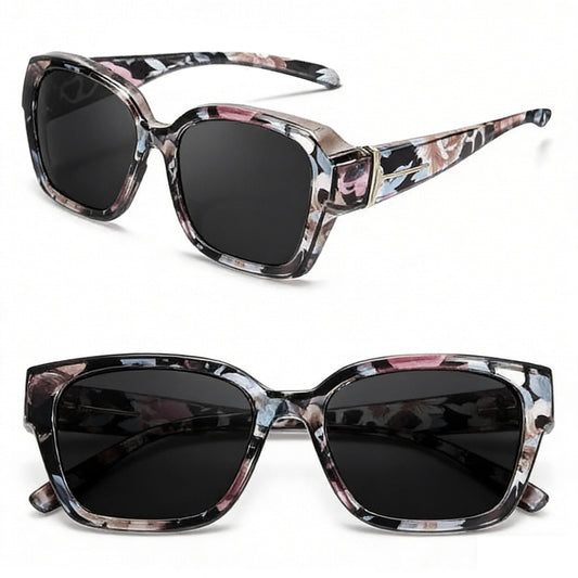 Polarized UV400 Protection Trendy Round Cat-eye Sunglasses 🕶️