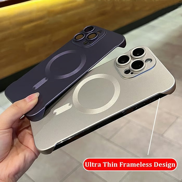 Frameless Matte Ultra Thin Magnetic Phone Case