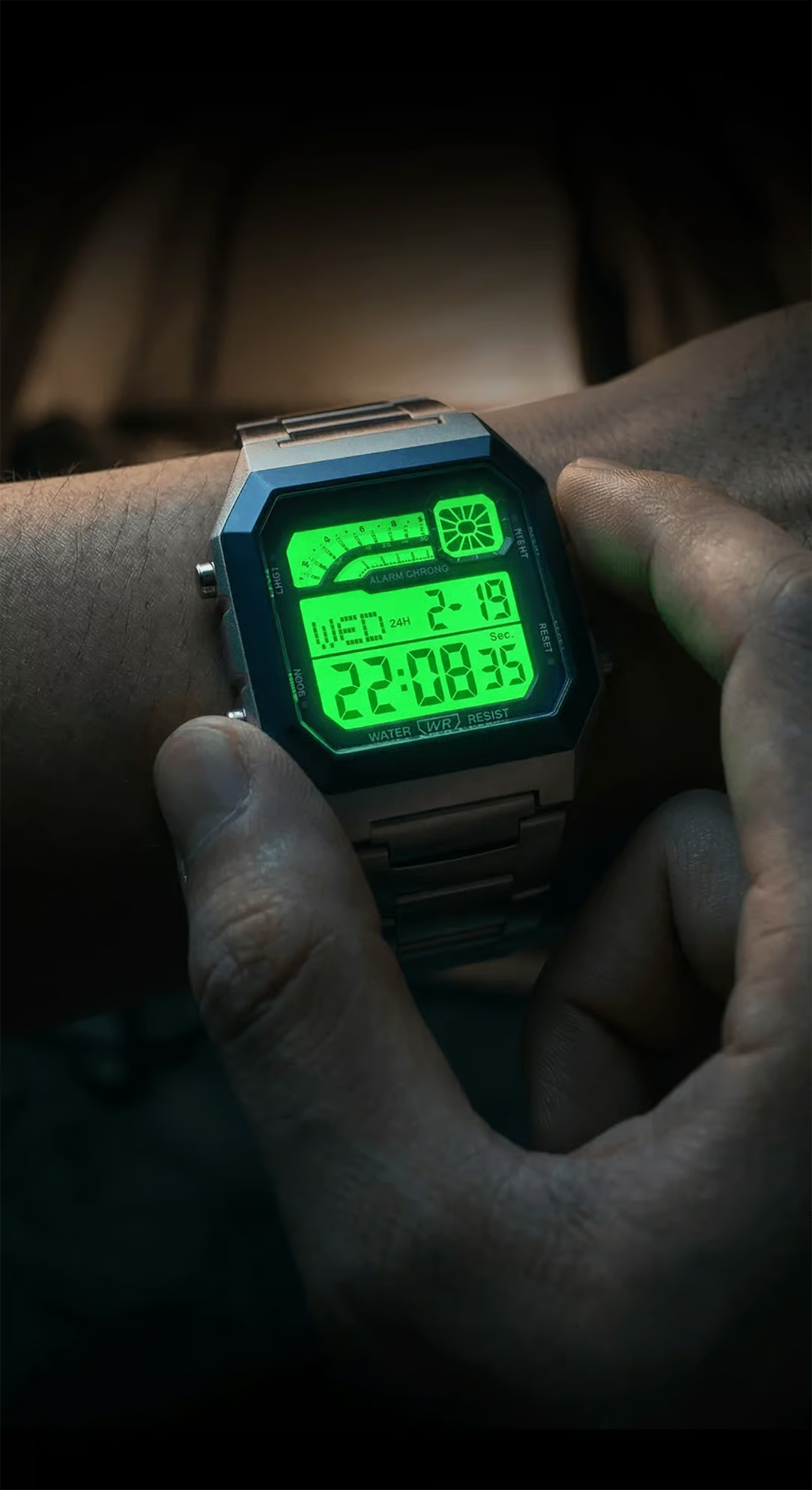 Iconic Square Digital Quartz Watch
