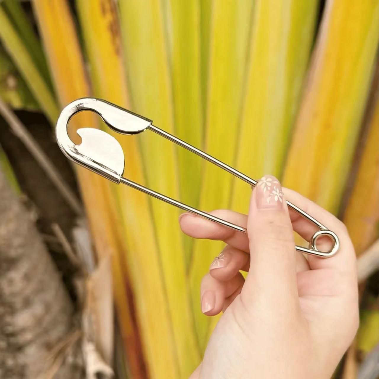 Oversized Safety Pin Hair Clip