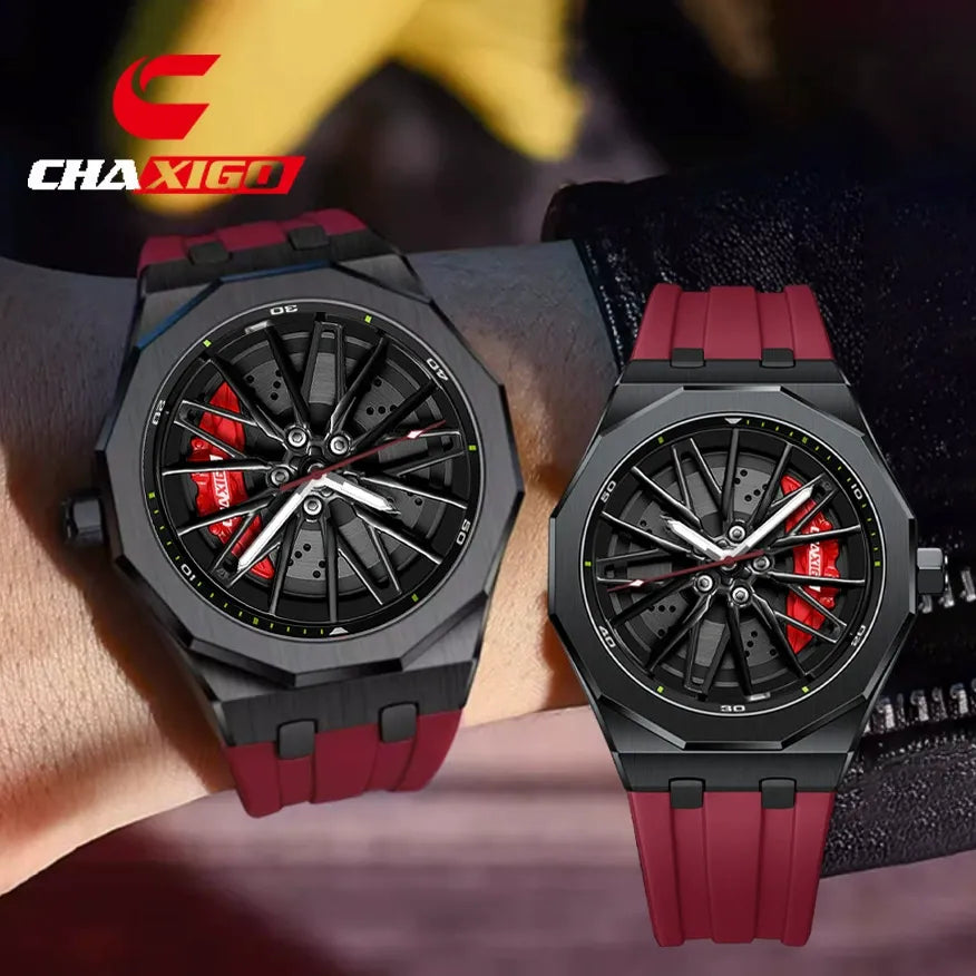 Hub-Rotating Quart'z Man watch