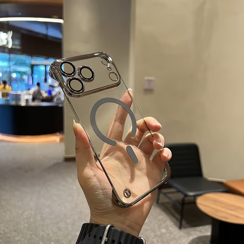 🔥New In Phone Case for iPhone 17 Series - Transparent Frameless Ultra Thin Magnetic Case
