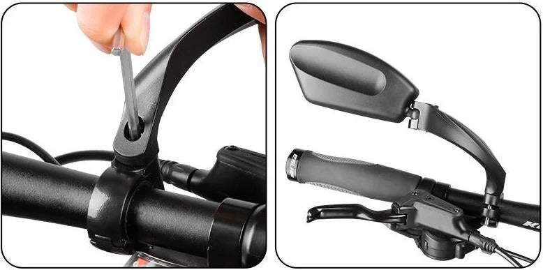 360° Rotatable and Adjustable Rearview Mirror for Bicycle