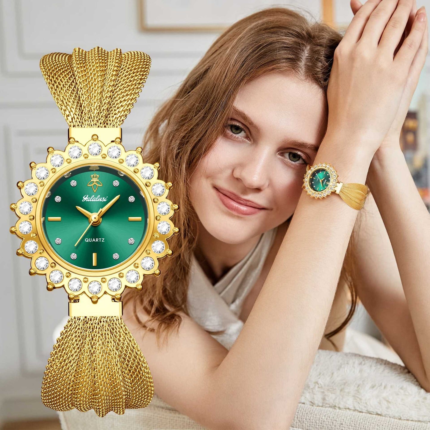 🌻 Dazzling Elegance: Sunflower Delicate Small Dial Watch