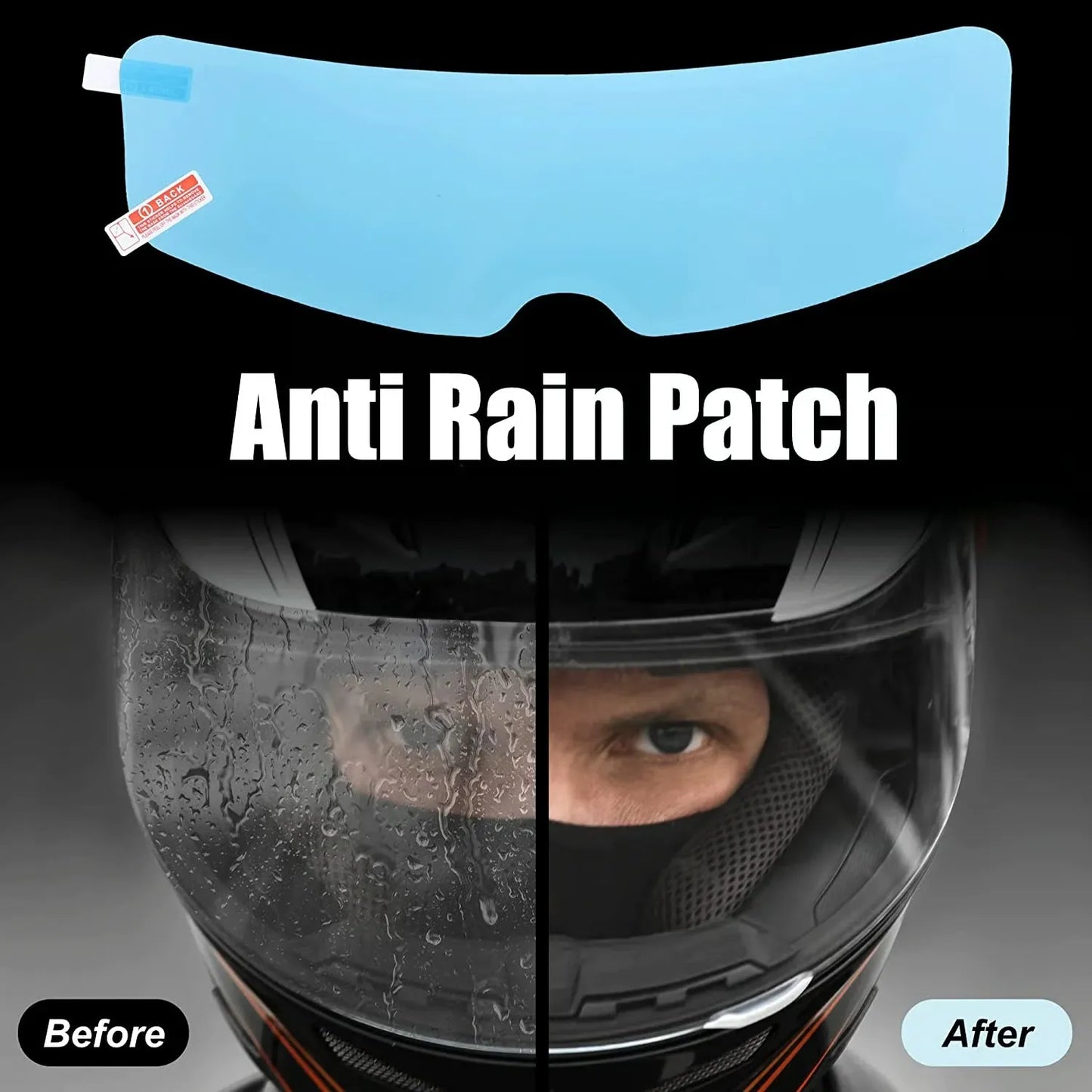 Anti fog & Rain helmet film