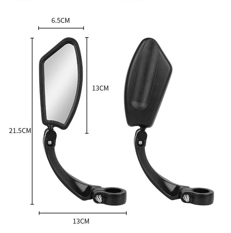 360° Rotatable and Adjustable Rearview Mirror for Bicycle