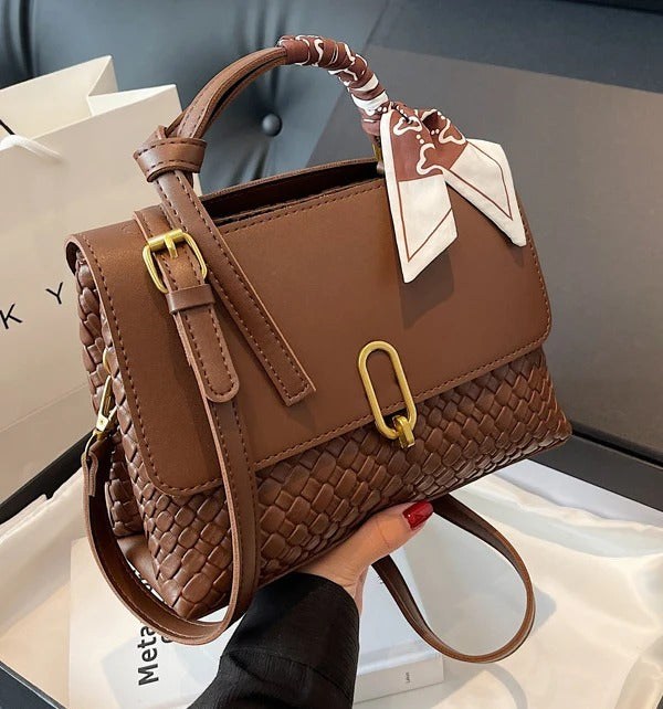 French Niche Small Square Commuting Shoulder Bag