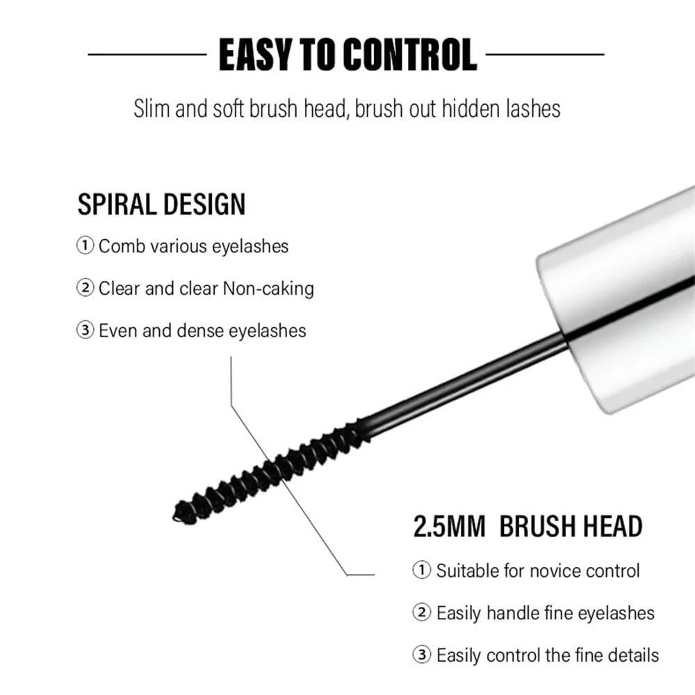 Thick, Curling, Long-lasting Mascara, Waterproof, Sweat-proof, Lengthening, Non-smudged
