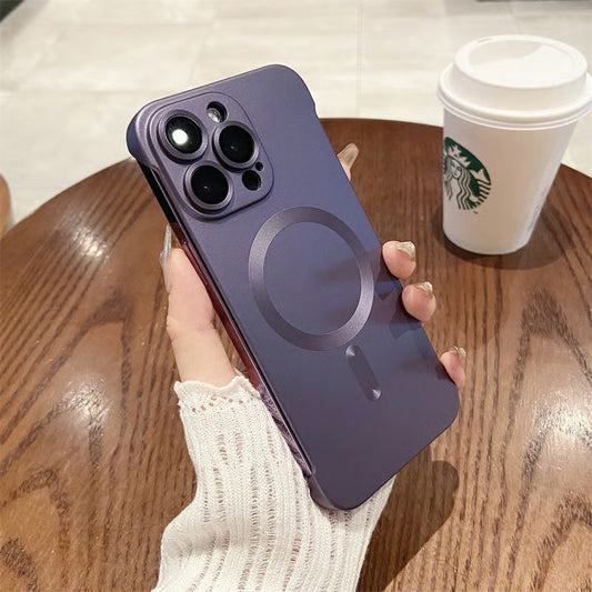 Frameless Matte Ultra Thin Magnetic Phone Case