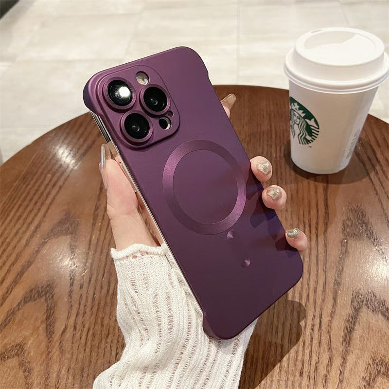 Frameless Matte Ultra Thin Magnetic Phone Case