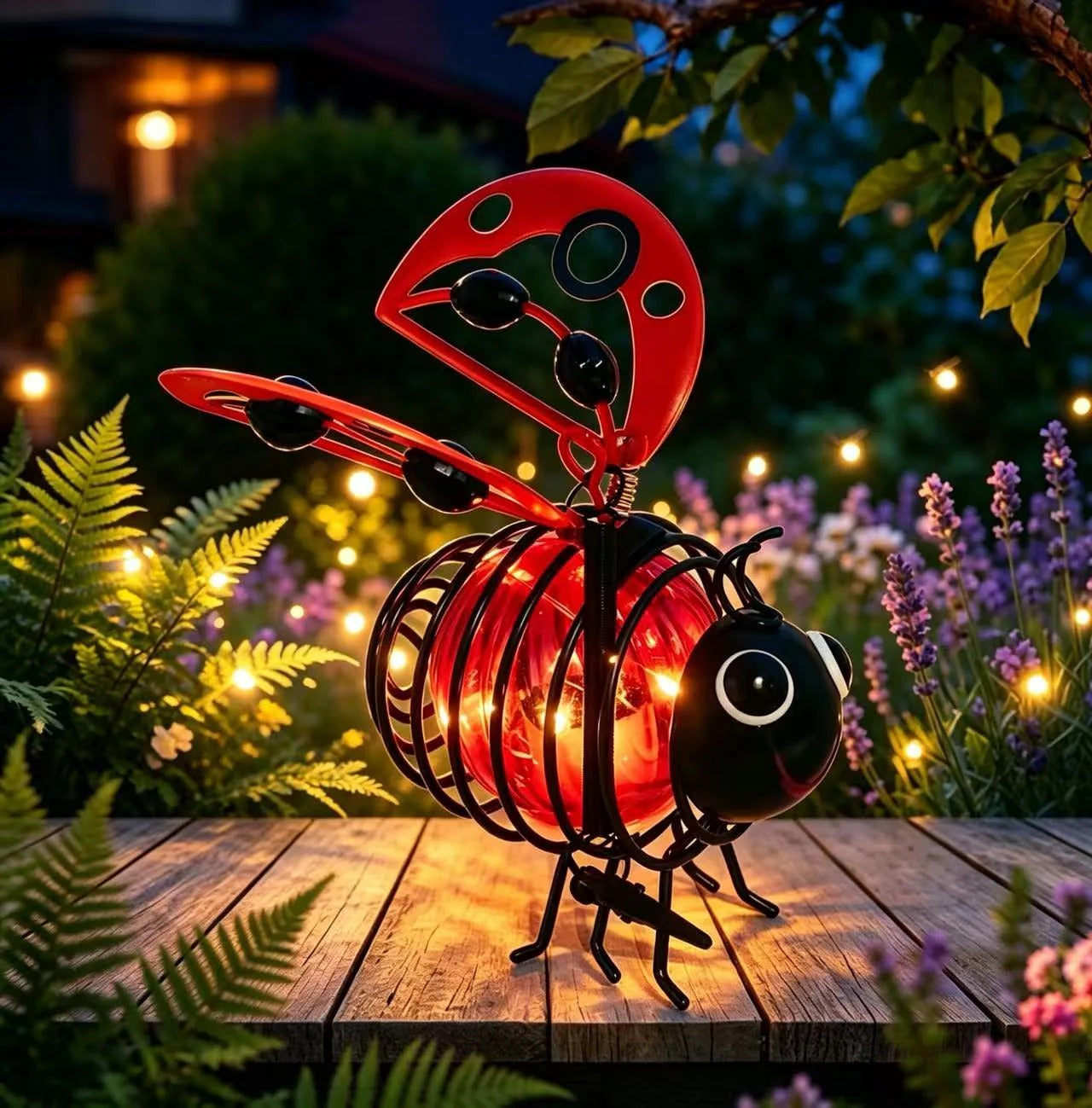 ✨🐝Hanging Solar Bee Light