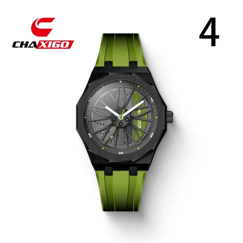 Hub-Rotating Quart'z Man watch