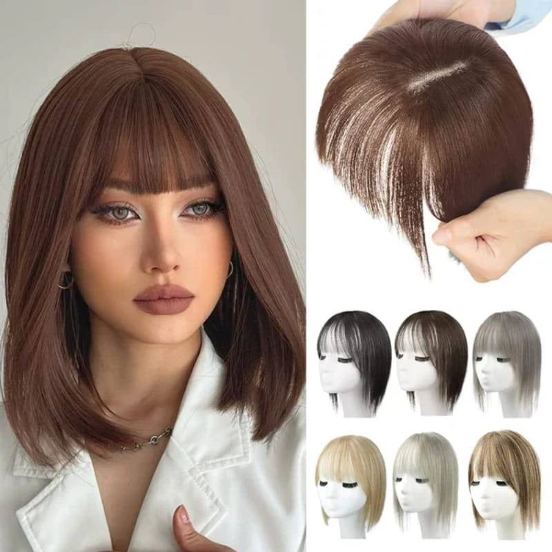 Hair Toppers with Bangs
