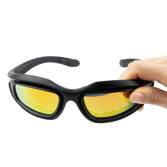 Polarized Motorcycle Sunglasses (4 in 1 Combo Set)