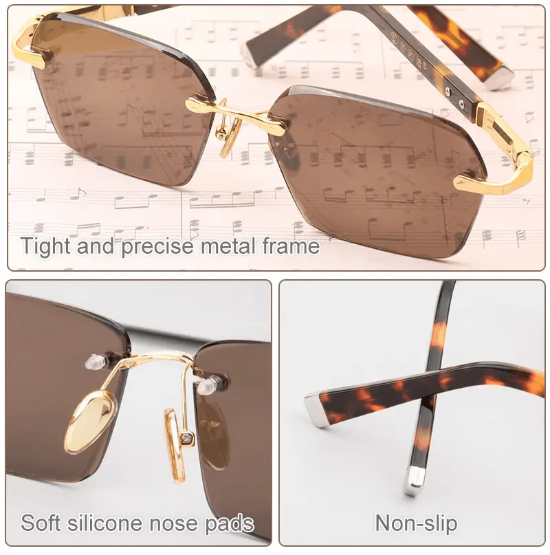 Natural Crystal Lens Sunglasses