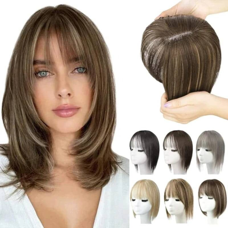 Hair Toppers with Bangs